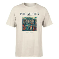 Thumbnail for PODGORICA - Poster - Premium T-Shirt - Beige
