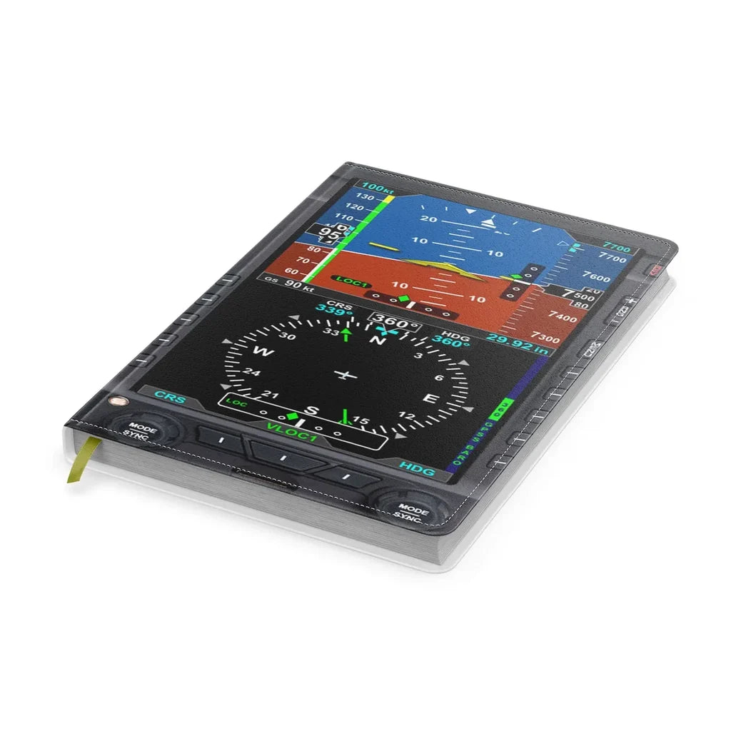 Airplane Primary Flight Display & Notebook - view 2