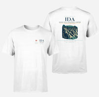Thumbnail for Idaho Falls Regional Airport (IDA) design printed on white double-side t-shirt