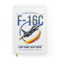 Thumbnail for F-16C Fighting Falcon design on white notebook