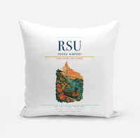 Thumbnail for Yeosu Airport (RSU) design on white pillow