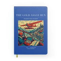 Thumbnail for VINTAGE G4415 - The Gold Assay Run - Designed Notebooks design on blue