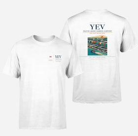 Double-Side Printing — Inuvik (Mike Zubko) Airport (YEV) Double-Side T-Shirt