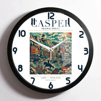 Thumbnail for CASPER - Poster - Wall Clock Framed - White