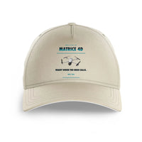 Thumbnail for DJI Matrice 4D design on beige printed hat