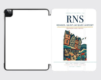 Thumbnail for Rennes–Saint-Jacques Airport (RNS) design on white ipad tablet case