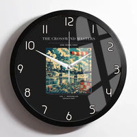 Thumbnail for VINTAGE G4109 - The Crosswind Masters - Designed Wall Clocks design on black framed