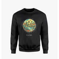 Thumbnail for VATRY - Badge - Sweatshirt - Black