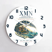 Thumbnail for Xiamen Gaoqi International Airport (XMN) design on white no frame wall clock