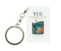 Thumbnail for Castlegar–West Kootenay Regional Airport (YCG) design on white key chain