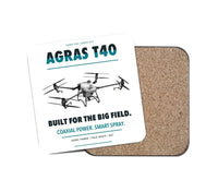 Thumbnail for DJI Agras T40 design on white 1 piece coaster