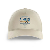 Thumbnail for Air Tractor AT-802F design on beige printed hat
