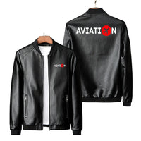 Thumbnail for Aviation Leather Jacket - view 2