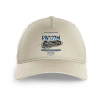 Thumbnail for PW127M design on beige printed hat