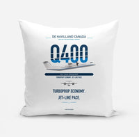 Thumbnail for De Havilland Dash 8-400 design on white pillow