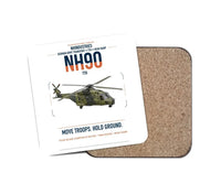 Thumbnail for NHIndustries NH90 TTH design on white 1 piece coaster