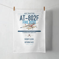 Thumbnail for Air Tractor AT-802F Fire Boss design on white towel