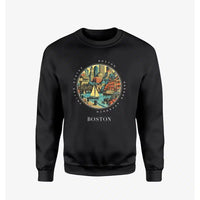 Thumbnail for BOSTON - Badge - Sweatshirt - Black