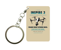 Thumbnail for DJI Inspire 3 Key Chain design on beige key chain