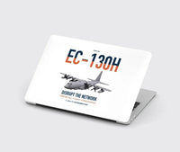 Thumbnail for EC-130H Compass Call design on white MacBook case