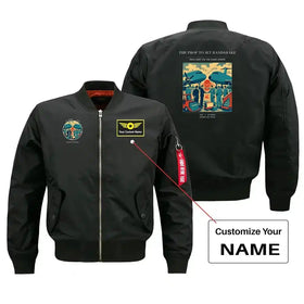 The Prop To Jet Handshake Bomber Jacket