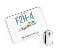 Thumbnail for F2H-4 Banshee design on white rectangle mouse pad
