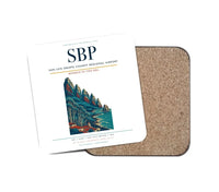 Thumbnail for San Luis Obispo County Regional Airport (SBP) design on white 1 piece coaster
