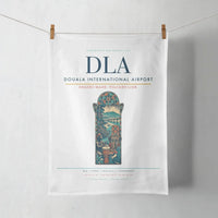 Thumbnail for Douala International Airport (DLA) design on white towel