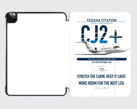 Thumbnail for Cessna Citation CJ2+ design on white ipad tablet case