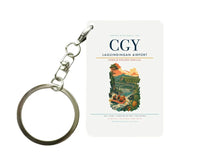Thumbnail for Laguindingan Airport (CGY) design on white key chain