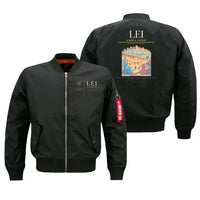 Thumbnail for Almería Airport (LEI) design on black bomber jacket