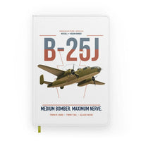 Thumbnail for B-25J Mitchell design on white notebook