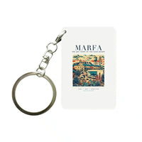 Thumbnail for MARFA - Poster - Key Chain - White