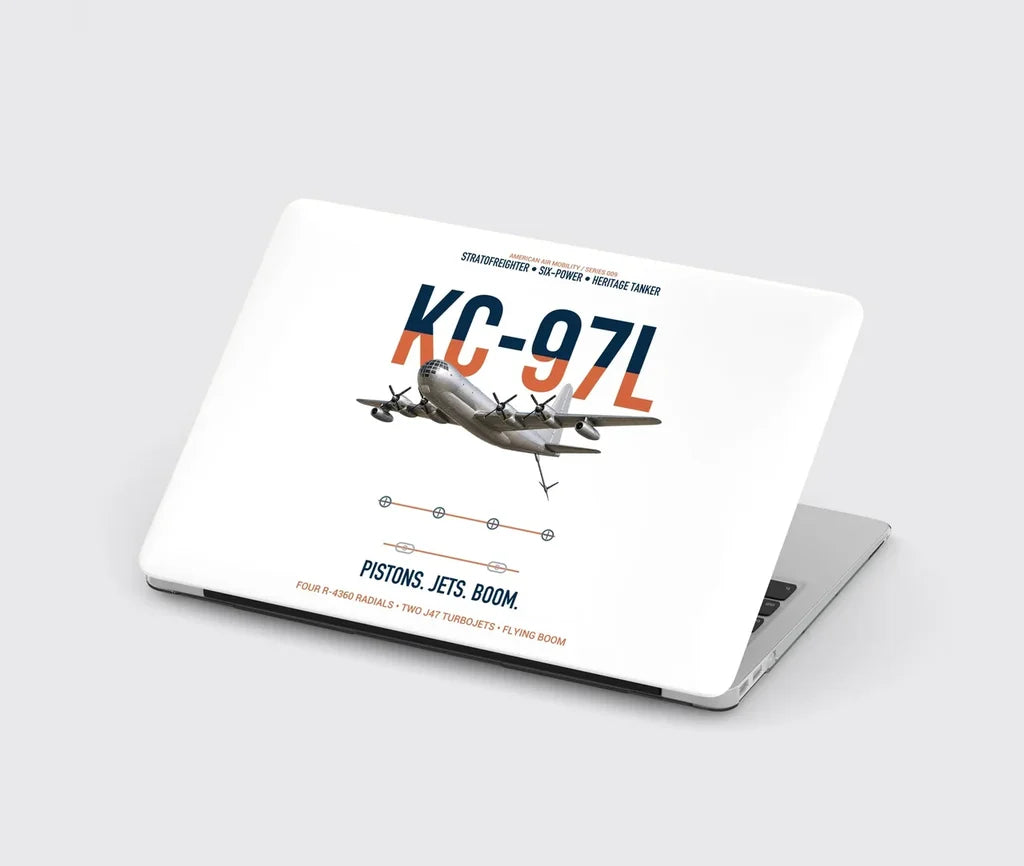 KC-97L STRATOFREIGHTER design on white MacBook case