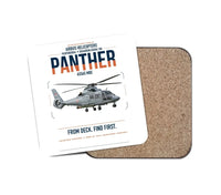 Thumbnail for Airbus Helicopters AS565 MBe Panther design on white 1 piece coaster