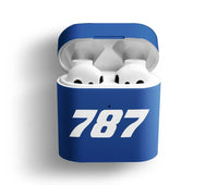 Thumbnail for Boeing 787 Flat Text AirPods Pro plastic case - Blue