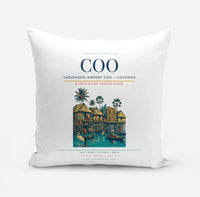Thumbnail for Cadjehoun Airport (COO) design on white pillow