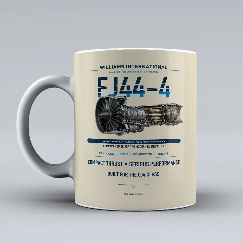 Mug design on beige fj44 4