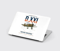 Thumbnail for Fokker D.XXI — Dutch LVA aircraft 221 design on white MacBook case
