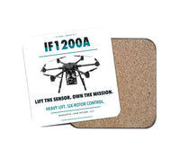 Thumbnail for Inspired Flight IF1200A design on white 1 piece coaster