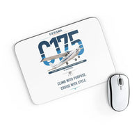 Thumbnail for Cessna 175 Skylark design on white rectangle mouse pad