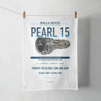 Thumbnail for PEARL 15 design on white towel