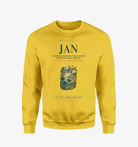 Thumbnail for Jackson–Medgar Wiley Evers International Airport (JAN) design on yellow sweatshirt