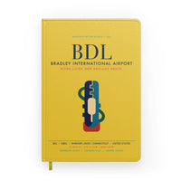 Thumbnail for Bradley International Airport (BDL) design on yellow notebook