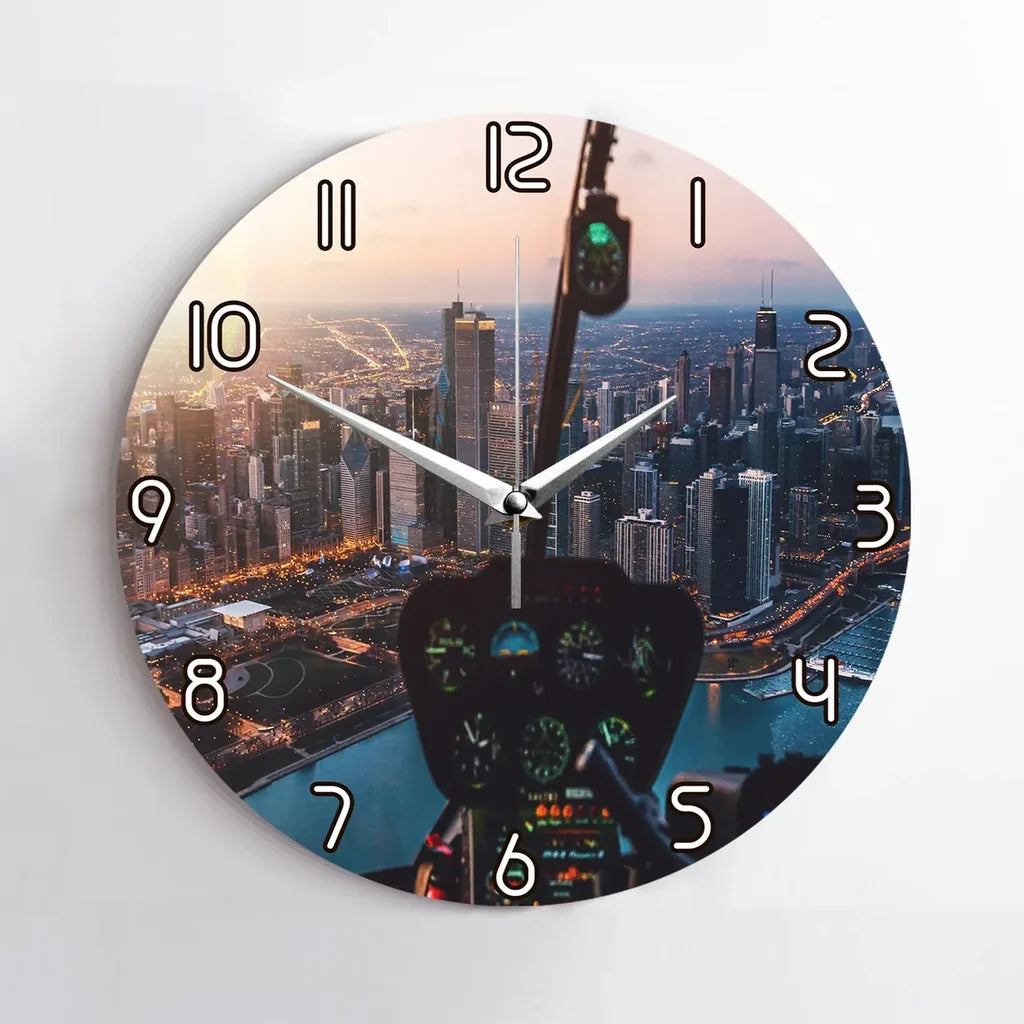 Helicopter Wall Clock - view 2
