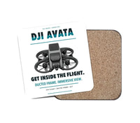 Thumbnail for DJI Avata design on white 1 piece coaster