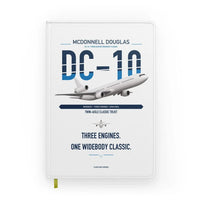 Thumbnail for McDonnell Douglas DC-10 design on white notebook