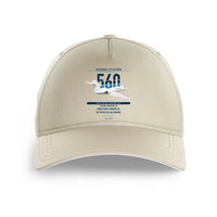 Thumbnail for Cessna Citation 560 - Citation V design on beige printed hat