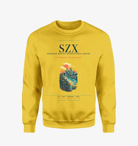 Thumbnail for Shenzhen Bao'an International Airport (SZX) design on yellow sweatshirt