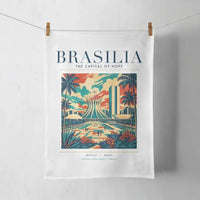 Thumbnail for BRASILIA - Poster - Towel - White